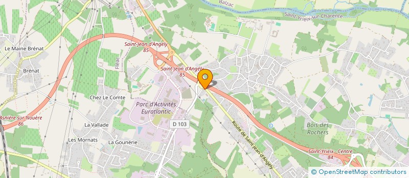localisation de l'entreprise MONSIEUR MAXIME LAGACHE à SAINT-YRIEIX-SUR-CHARENTE