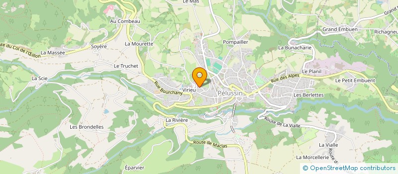 localisation de l'entreprise MONSIEUR MAXIME LAGERSIE à PELUSSIN