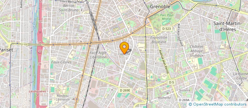 localisation de l'entreprise MONSIEUR MAXIME LAGIER  GRENOBLE