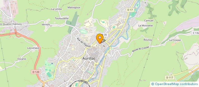 localisation de l'entreprise MONSIEUR MAXIME LAGNES à AURILLAC
