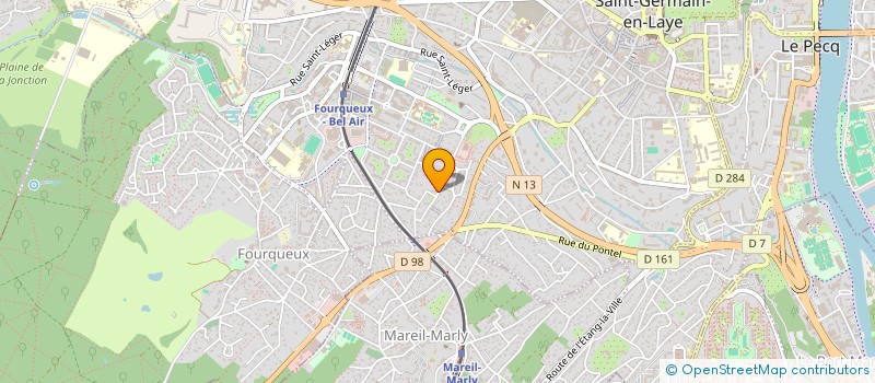 localisation de l'entreprise MONSIEUR MAXIME LAHARRAGUE  SAINT-GERMAIN-EN-LAYE