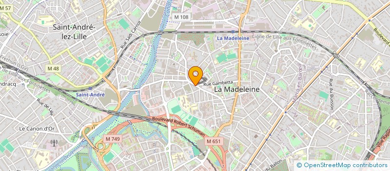 localisation de l'entreprise MONSIEUR MAXIME LAHAYE à LA MADELEINE