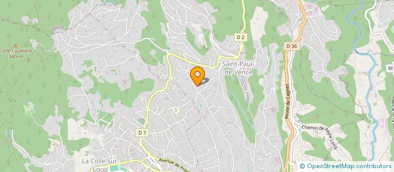 localisation de l'entreprise MONSIEUR MAXIME LAMARE  SAINT-PAUL-DE-VENCE