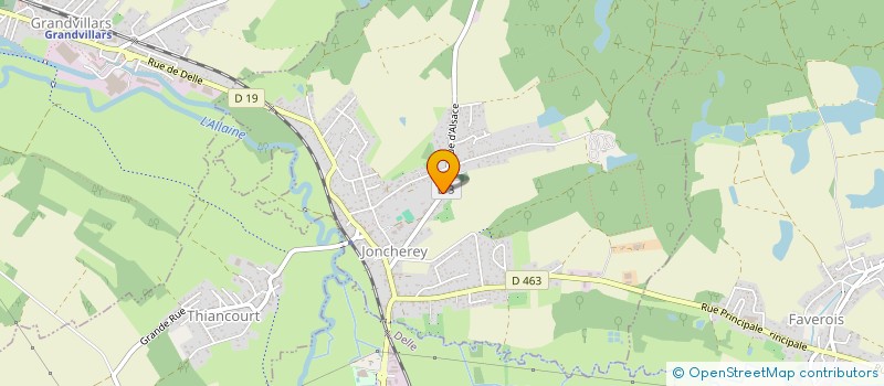 localisation de l'entreprise MONSIEUR MAXIME LAMBELIN  JONCHEREY