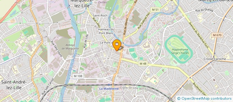 localisation de l'entreprise MONSIEUR MAXIME LAMBELIN à MARCQ-EN-BARŒUL