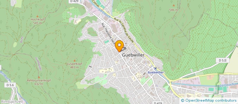 localisation de l'entreprise MONSIEUR MAXIME LAMIDEZ à GUEBWILLER