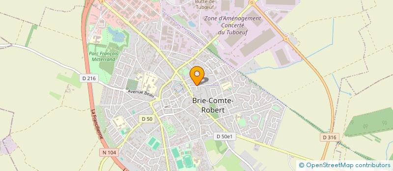 localisation de l'entreprise MONSIEUR MAXIME LAMOUR  BRIE-COMTE-ROBERT
