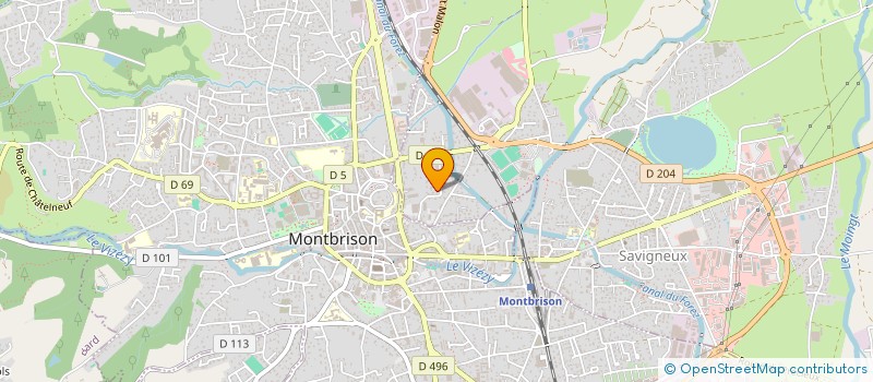 localisation de l'entreprise MONSIEUR MAXIME LAMPIN à MONTBRISON