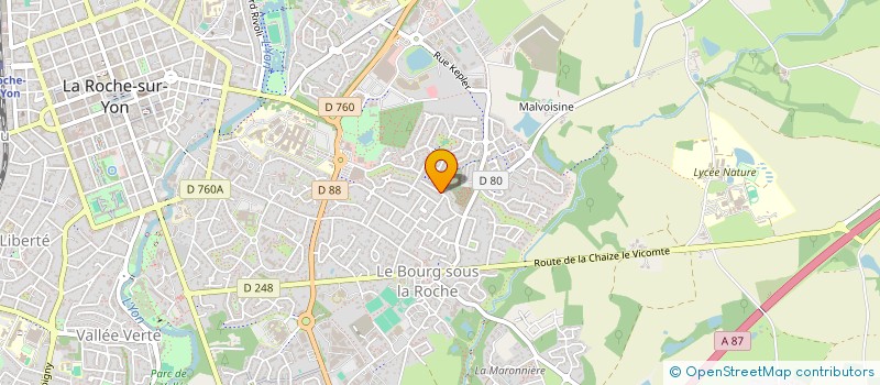 localisation de l'entreprise MONSIEUR MAXIME LANDREAU à LA ROCHE-SUR-YON