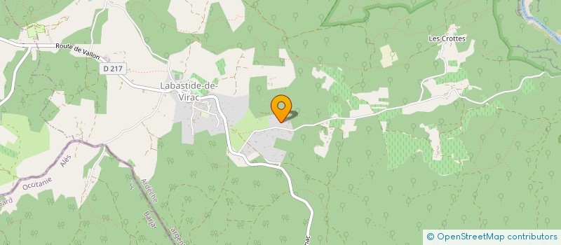 localisation de l'entreprise MONSIEUR MAXIME LANNOY  LABASTIDE-DE-VIRAC