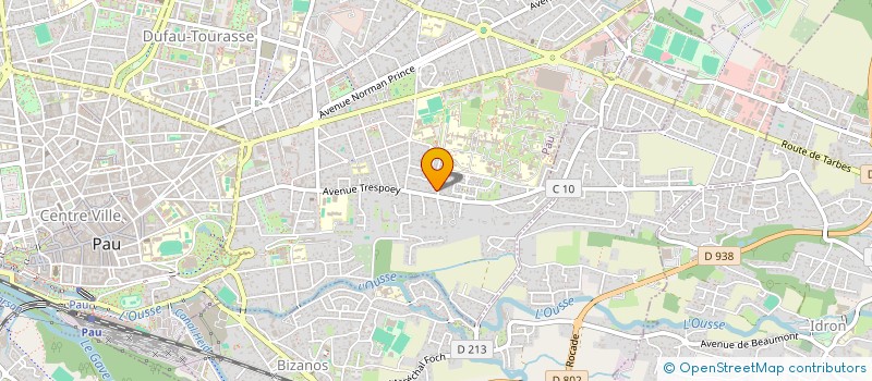 localisation de l'entreprise MONSIEUR MAXIME LANSAMAN à PAU