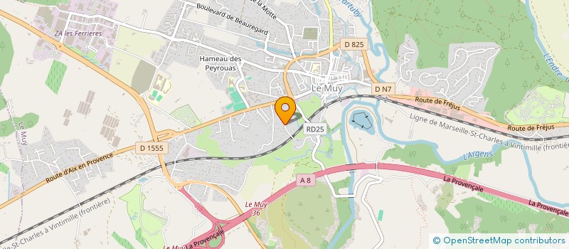 localisation de l'entreprise MONSIEUR MAXIME LAPONCHE  LE MUY