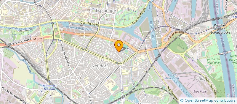 localisation de l'entreprise MONSIEUR MAXIME LARAVINE à STRASBOURG