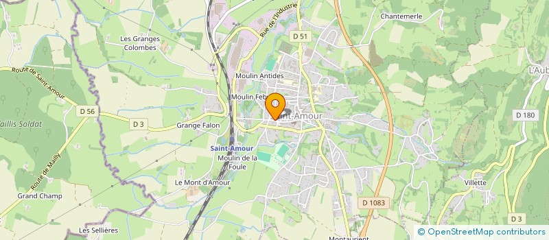 localisation de l'entreprise MONSIEUR MAXIME LARCADE  SAINT-AMOUR