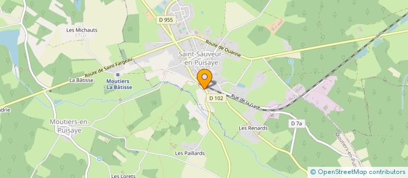 localisation de l'entreprise MONSIEUR MAXIME LARDY  SAINT-SAUVEUR-EN-PUISAYE