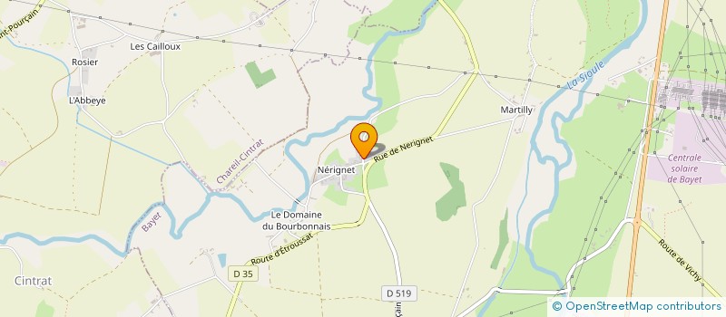 localisation de l'entreprise MONSIEUR MAXIME LASSALAS  BAYET