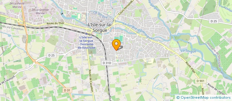 localisation de l'entreprise MONSIEUR MAXIME LASSIA  L'ISLE-SUR-LA-SORGUE