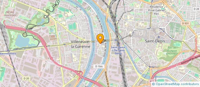 localisation de l'entreprise MONSIEUR MAXIME LASSOEUR  L'ILE-SAINT-DENIS