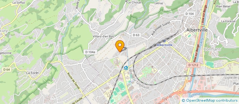 localisation de l'entreprise MONSIEUR MAXIME LATOUR  PALLUD