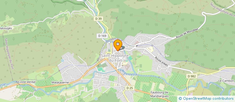 localisation de l'entreprise MONSIEUR MAXIME LAURENT  SAINT-HIPPOLYTE-DU-FORT