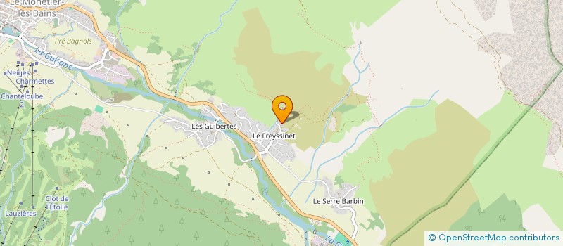 localisation de l'entreprise MONSIEUR MAXIME LAURENT  LE MONETIER-LES-BAINS