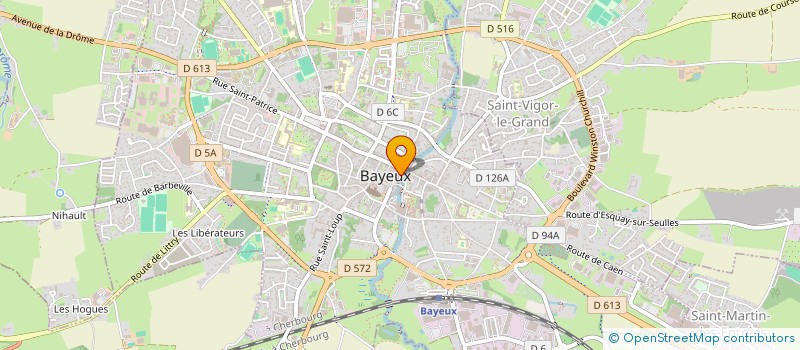 localisation de l'entreprise MONSIEUR MAXIME LAURENT à BAYEUX