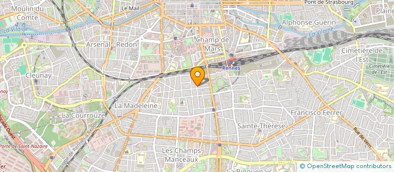 localisation de l'entreprise MONSIEUR MAXIME LE BEC  RENNES