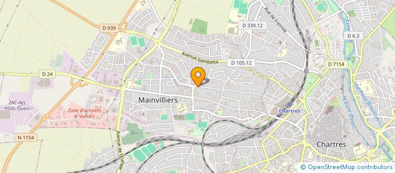 localisation de l'entreprise MONSIEUR MAXIME LE BOUCHER à MAINVILLIERS