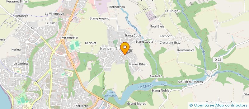 localisation de l'entreprise MONSIEUR MAXIME LE BRAS à CONCARNEAU