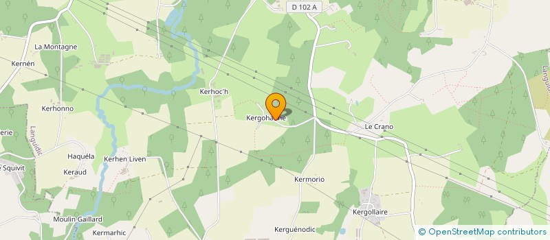 localisation de l'entreprise MONSIEUR MAXIME LE DANVIC  LANGUIDIC