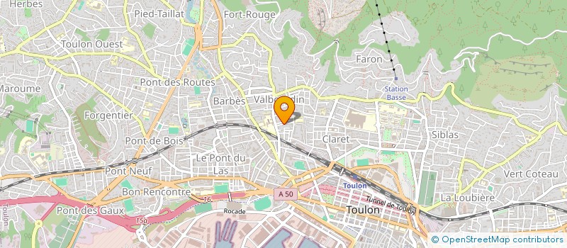 localisation de l'entreprise MONSIEUR MAXIME LE DARZE  TOULON