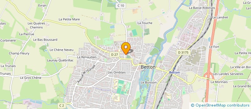 localisation de l'entreprise MONSIEUR MAXIME LE DOEUFF  BETTON