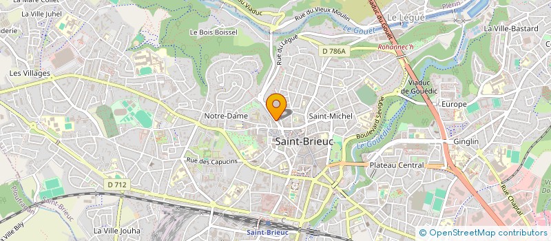 localisation de l'entreprise MONSIEUR MAXIME LE GAL à SAINT-BRIEUC