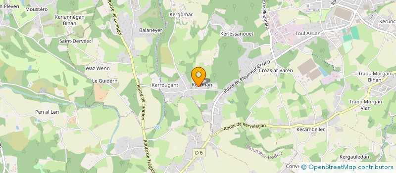 localisation de l'entreprise MONSIEUR MAXIME LE  LIONNAIS  PERROS-GUIREC