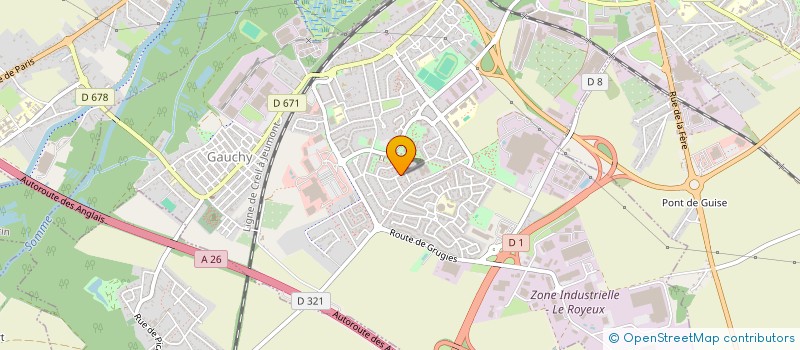 localisation de l'entreprise MONSIEUR MAXIME LE LOUARN à GAUCHY