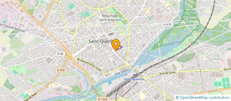 localisation de l'entreprise MONSIEUR MAXIME LE MEUR à SAINT-QUENTIN