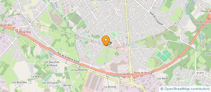 localisation de l'entreprise MONSIEUR MAXIME LE PALABE  REZE