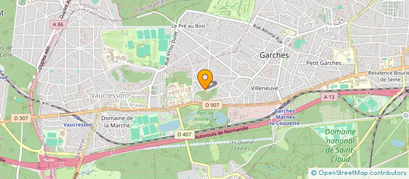 localisation de l'entreprise MONSIEUR MAXIME LE QUEMENT à GARCHES