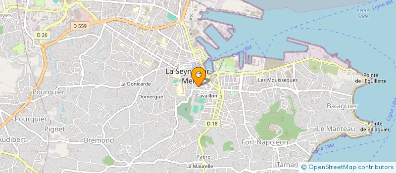 localisation de l'entreprise MONSIEUR MAXIME LE ROMANCER  LA SEYNE-SUR-MER