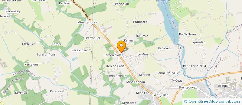 localisation de l'entreprise MONSIEUR MAXIME LE ROUX à PLONEOUR LANVERN