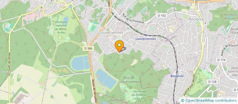 localisation de l'entreprise MONSIEUR MAXIME LE ROUX  LOUVECIENNES