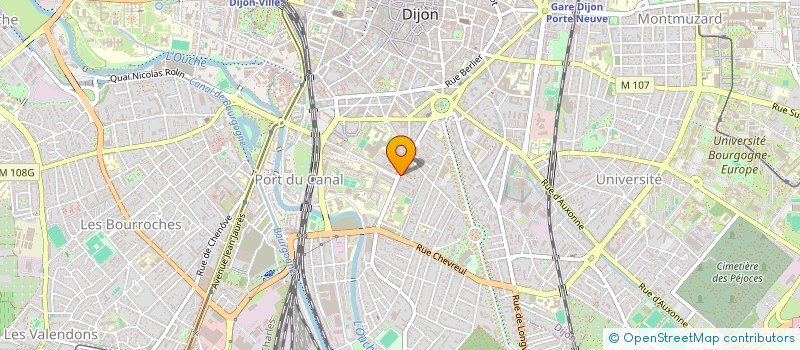 localisation de l'entreprise MONSIEUR MAXIME LEBLANC à DIJON