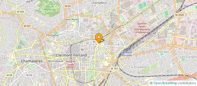 localisation de l'entreprise MONSIEUR MAXIME LEBLANC à CLERMONT-FERRAND