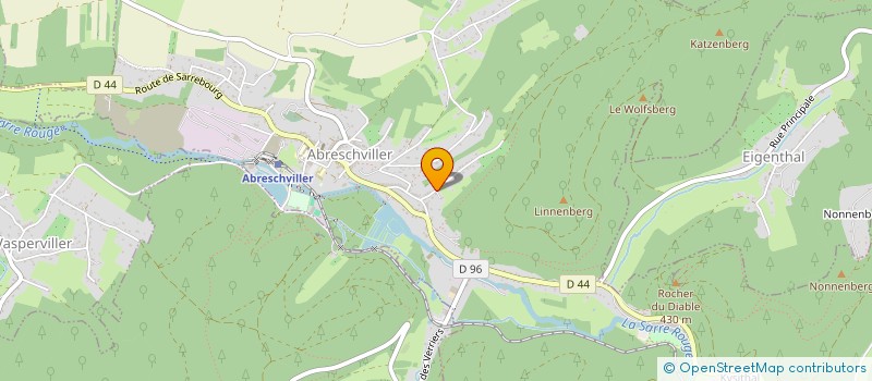 localisation de l'entreprise MONSIEUR MAXIME LEBON  ABRESCHVILLER