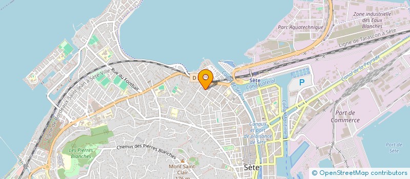 localisation de l'entreprise MONSIEUR MAXIME LEBON  SETE