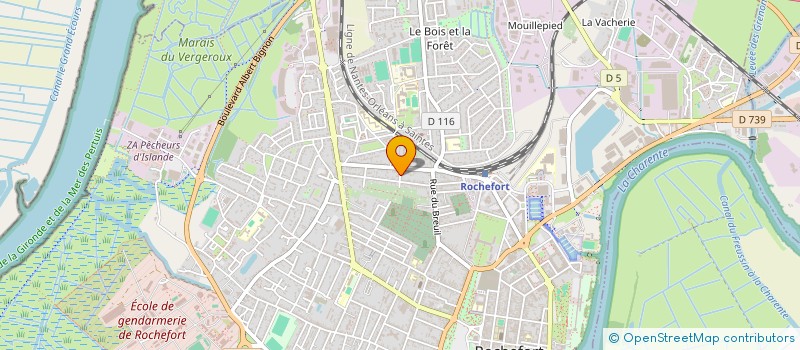 localisation de l'entreprise MONSIEUR MAXIME LEBRETON  ROCHEFORT