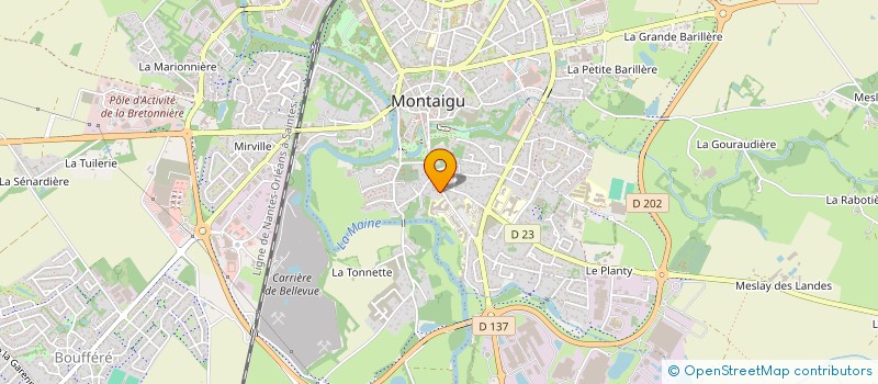 localisation de l'entreprise MONSIEUR MAXIME LEBRETON à MONTAIGU-VENDEE