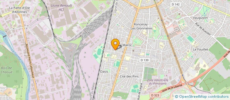 localisation de l'entreprise MONSIEUR MAXIME LEBRUN à LE MANS