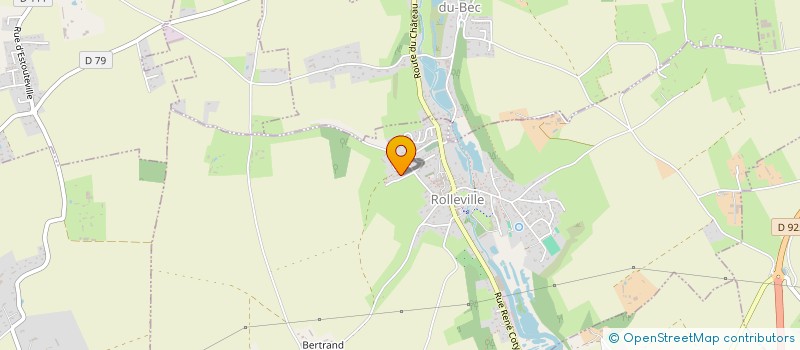 localisation de l'entreprise MONSIEUR MAXIME LECENE  ROLLEVILLE