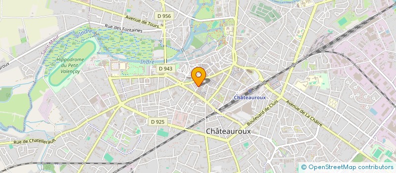 localisation de l'entreprise MONSIEUR MAXIME LECHARTIER à CHATEAUROUX